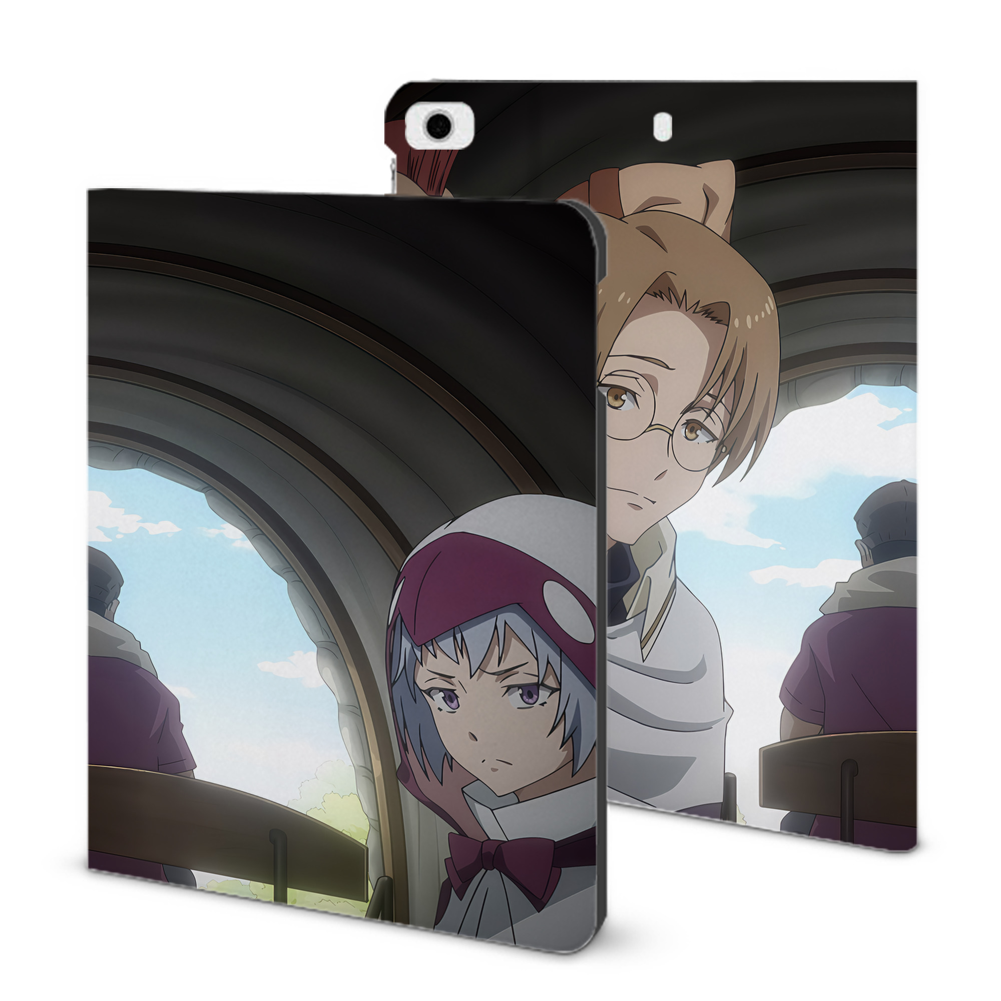 （画像用） 転スラ Regarding Reincarnated to Slime IPad ケース ブック型 PUレザー TPU 耐衝撃 軽量 薄型 ペン収納なし 全面保護 IPad 各モデル対応